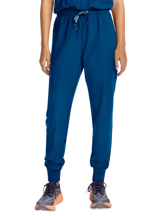 Women's 4-Pocket Zip Front Jumpsuit - 510 - Ocean Abyss