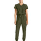 Women's 4-Pocket Zip Front Jumpsuit - 510 - Olive