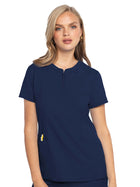 Women's 3-Pocket Zip Front Top - 609 - Navy