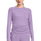 Women's Pocketless Long Sleeve Underscrub Shirt - 700 - Digital Lavender