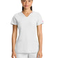 Women's 3-Pocket V-Neck Top - 702 - White