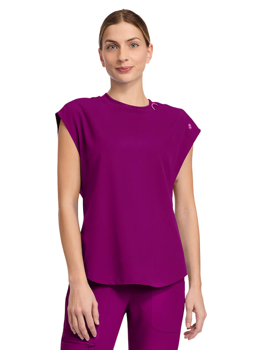 Women's 2-Pocket Tuckable Top - 703 - Plum Royale