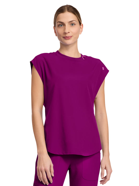 Women's 2-Pocket Tuckable Top - 703 - Plum Royale