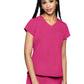 Women's 1-Pocket V-Neck Top - 705 - Pink Power