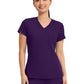 Women's 1-Pocket V-Neck Top - 7448 - Eggplant