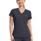 Women's 1-Pocket V-Neck Top - 7448 - Pewter