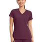 Women's 1-Pocket V-Neck Top - 7448 - Wine