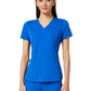Women's 4-Pocket V-Neck Shirttail Top - 7459 - Royal