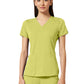 Women's 4-Pocket V-Neck Shirttail Top - 7459 - Wasabi