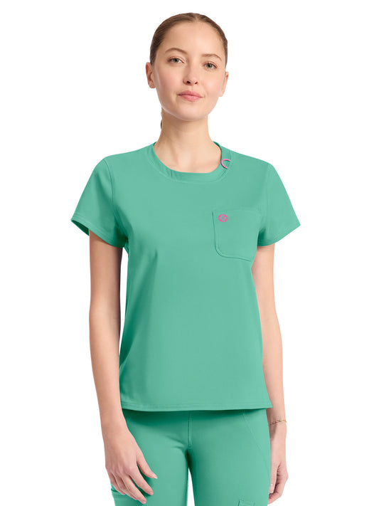 Women's 2-Pocket Crew Neck Tee - 751 - Mint Condition