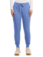 Women's 5-Pocket Rib-Knit Waistband Pant - 7710 - Ceil