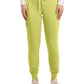 Women's 5-Pocket Rib-Knit Waistband Pant - 7710 - Wasabi