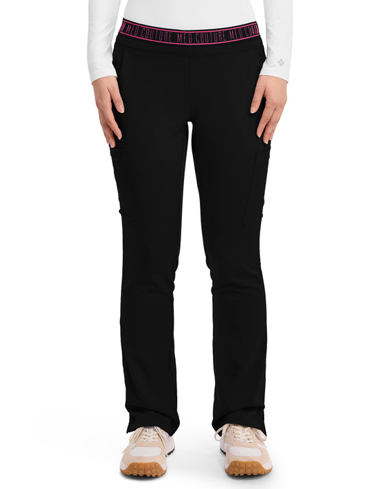 Women's 2 Cargo Pocket Pant - 7739 - Black