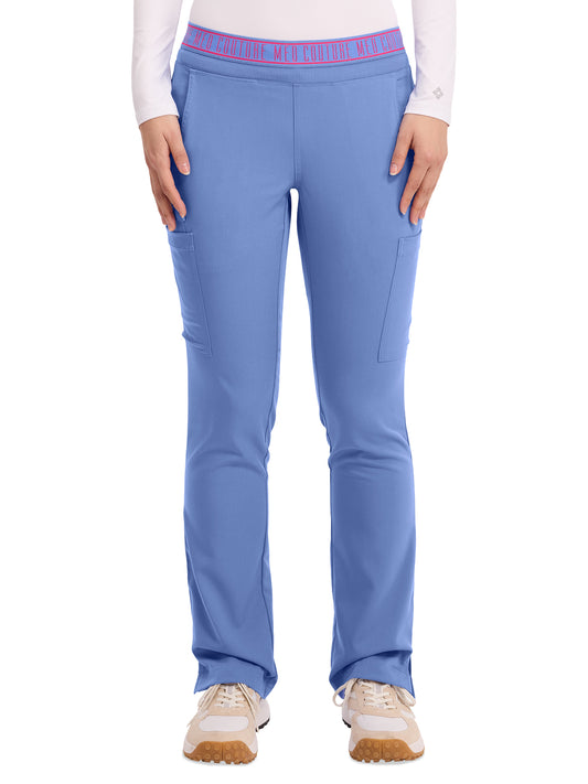 Women's 2 Cargo Pocket Pant - 7739 - Ceil