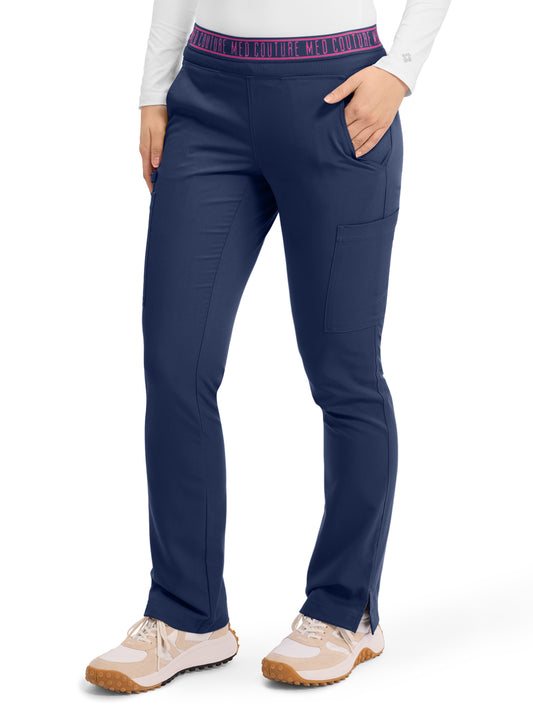Women's 2 Cargo Pocket Pant - 7739 - Navy