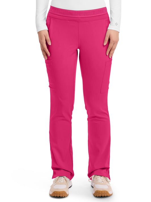 Women's 2 Cargo Pocket Pant - 7739 - Pink Punch