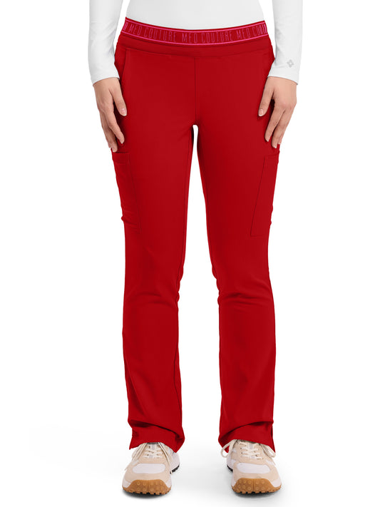 Women's 2 Cargo Pocket Pant - 7739 - Red