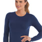 Women's Pocketless Performance Knit Underscrub Tee - 8499 - Navy