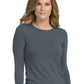 Women's Pocketless Performance Knit Underscrub Tee - 8499 - Pewter