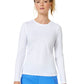 Women's Pocketless Performance Knit Underscrub Tee - 8499 - White