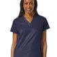 Women's Four-Pocket V-Neck Top - 1708 - True Navy