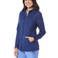 Women's Three-Pocket Bonded Fleece Jacket - 3812 - Navy