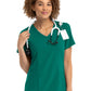 Women's Three-Pocket Mock Wrap Top - 5002 - Hunter Green