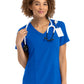 Women's Three-Pocket Mock Wrap Top - 5002 - Royal Blue