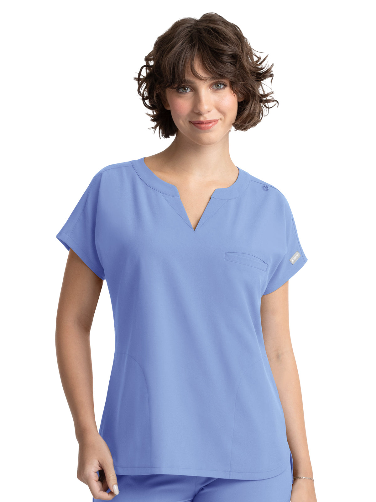 Women's 3-Pocket Dolman Top - 5003 - Ceil Blue