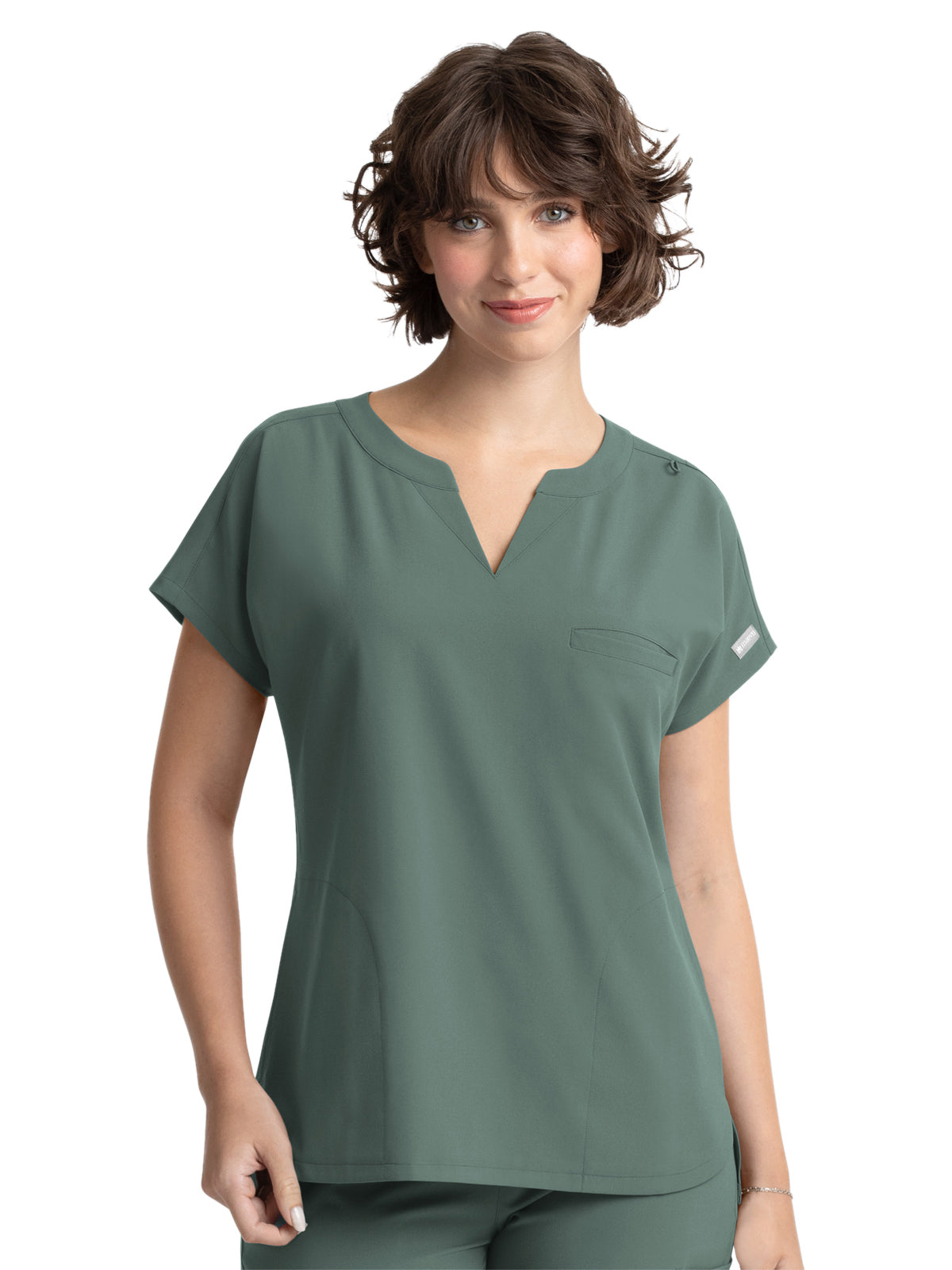 Women's 3-Pocket Dolman Top - 5003 - Moss