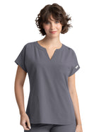 Women's 3-Pocket Dolman Top - 5003 - Pewter