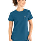 Women's 3-Pocket Round Neck Top - 5005 - Caribbean Blue