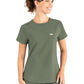 Women's 3-Pocket Round Neck Top - 5005 - Olive