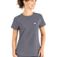 Women's 3-Pocket Round Neck Top - 5005 - Pewter