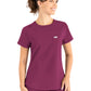 Women's 3-Pocket Round Neck Top - 5005 - Wine