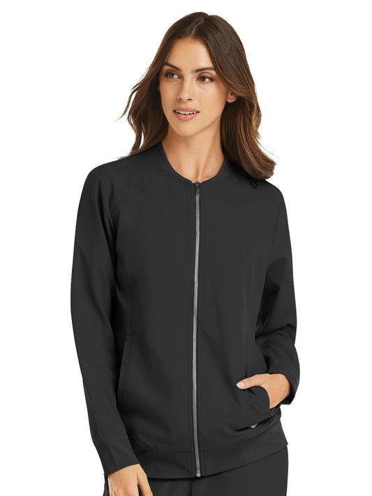Women's Front Zip Jacket - 5061 - Black