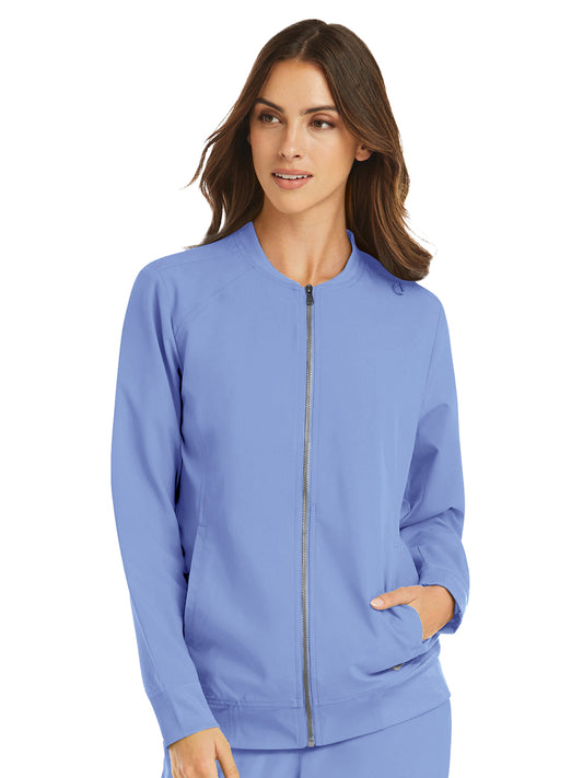 Women's Front Zip Jacket - 5061 - Ceil Blue