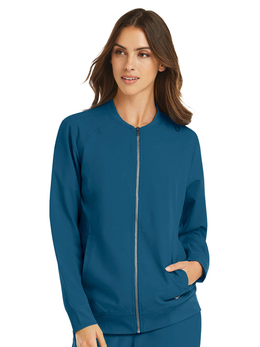 Women's Front Zip Jacket - 5061 - Caribbean Blue