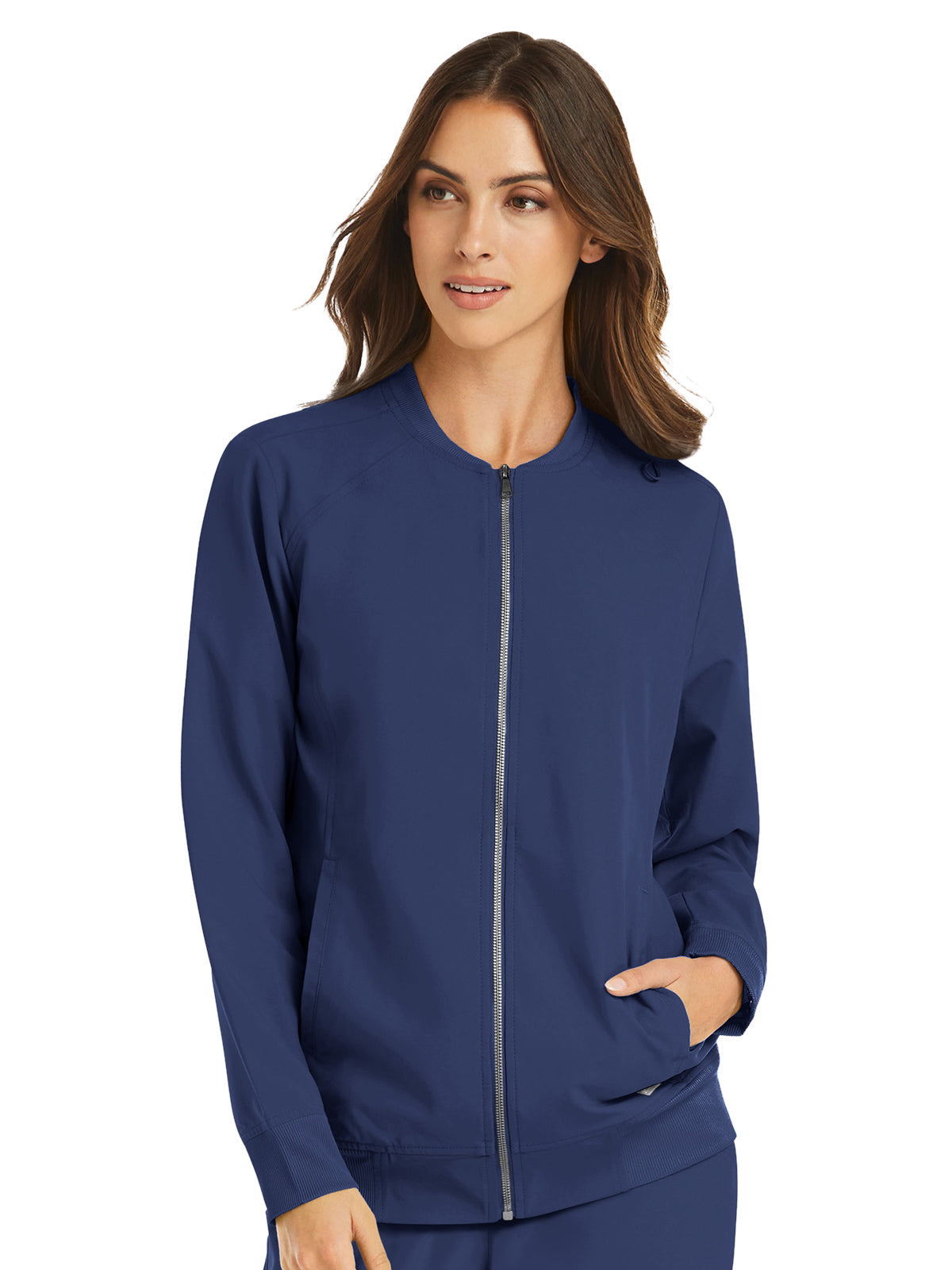 Women's Front Zip Jacket - 5061 - Navy