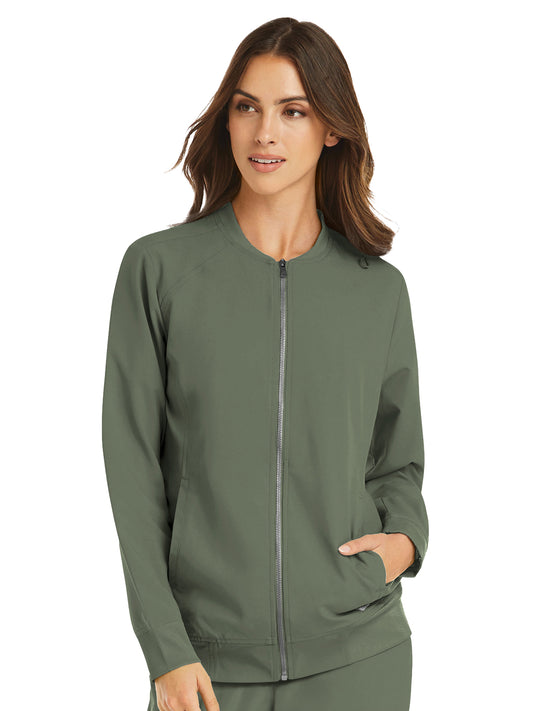 Women's Front Zip Jacket - 5061 - Olive