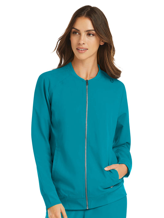 Women's Front Zip Jacket - 5061 - Teal