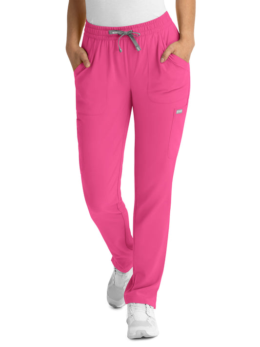 Women's Six-Pocket Cargo Pant - 5091 - Hot Pink