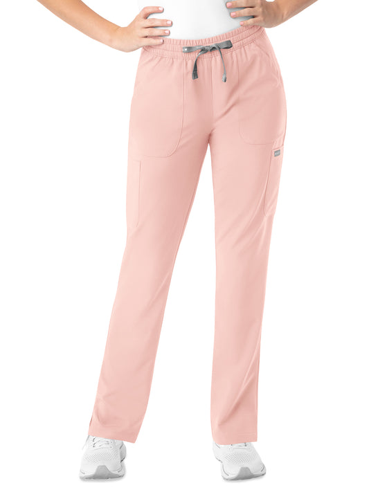 Women's Six-Pocket Cargo Pant - 5091 - Pink Grapefruit