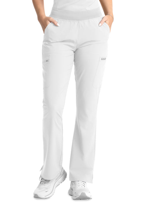 Women's 7-Pocket Flare Leg Pant - 5093 - White