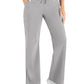 Women’s Five-Pocket High Waist Full Elastic Wide Leg Pant - 5094 - Quiet Grey