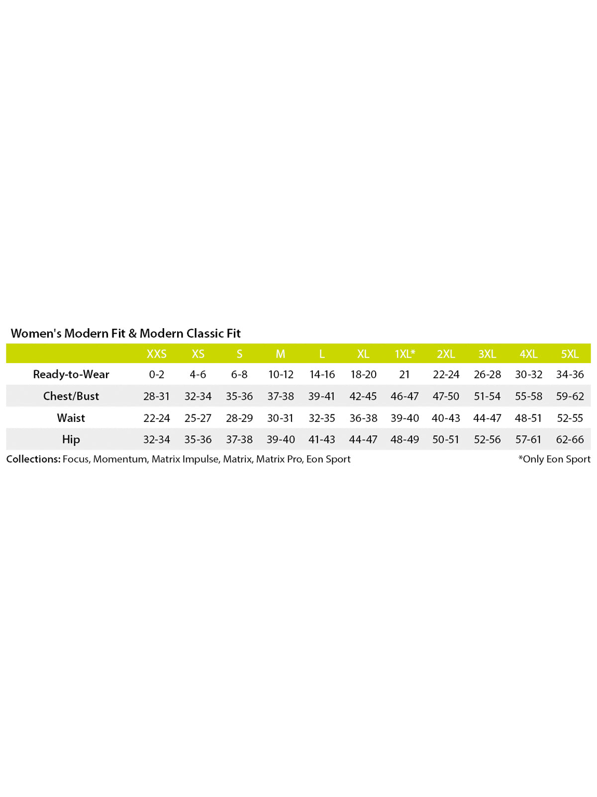 SIZECHART