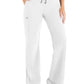 Women’s Five-Pocket High Waist Full Elastic Wide Leg Pant - 5094 - White