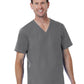 Men's 3-Pocket V-Neck Top - 5206 - Pewter