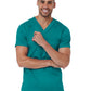 Men's One-Pocket V-Neck Top - 5501 - Teal