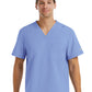 Men's One-Pocket V-Neck Top - 5801 - Ceil Blue